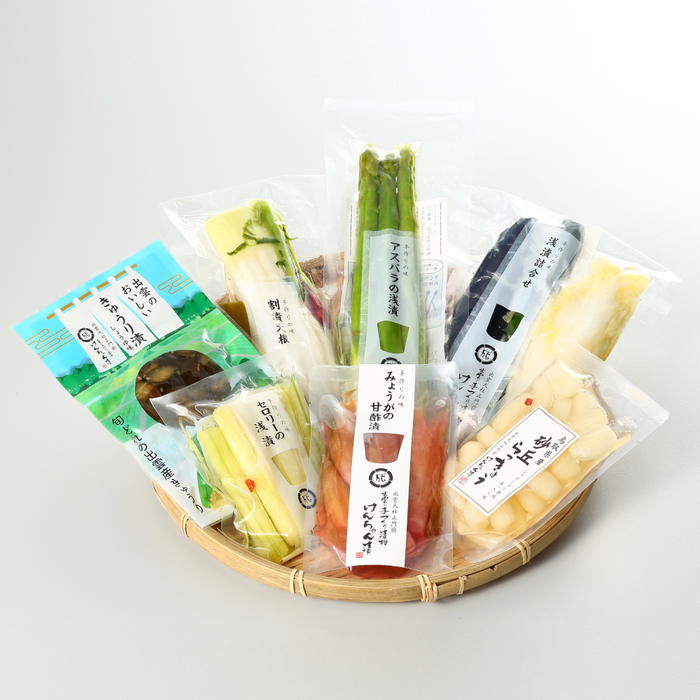 夏のおすすめ漬物7品セット