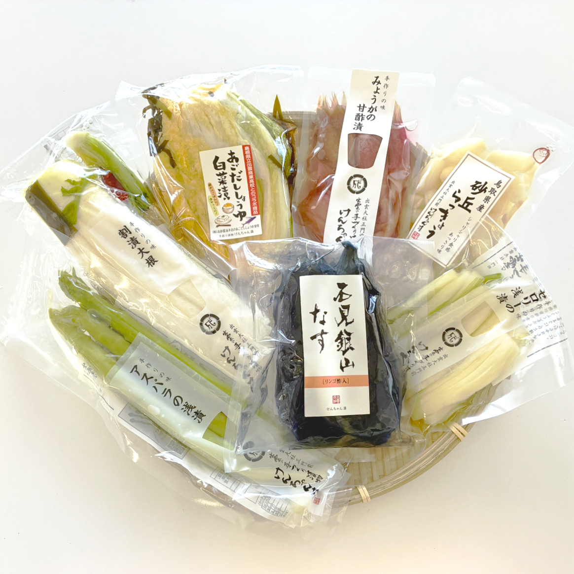 石見銀山なす入り 夏のおすすめ漬物7品セット