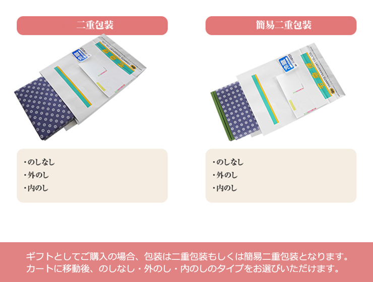 ギフト用梱包状態